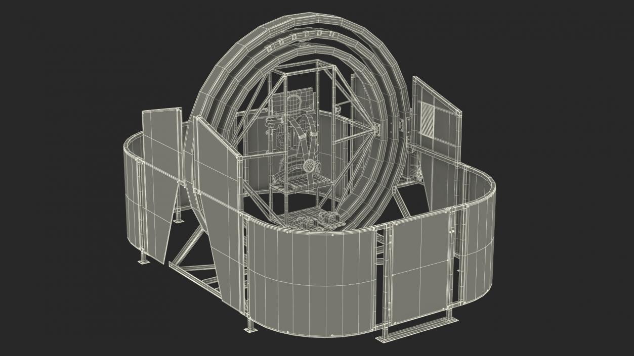 3D Astronaut Multi Axis Trainer model