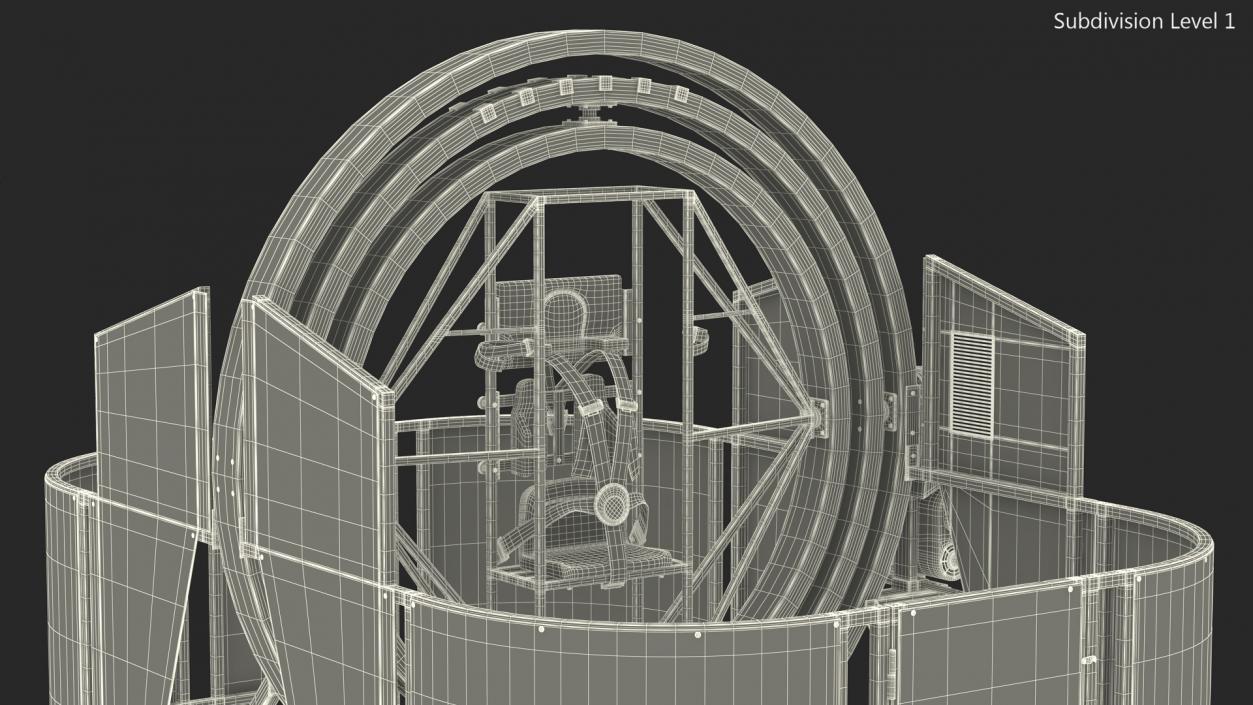 3D Astronaut Multi Axis Trainer model