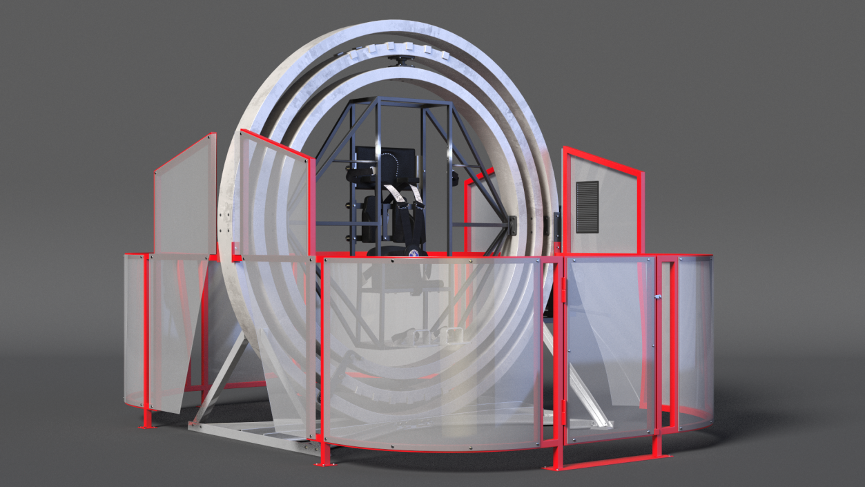 3D Astronaut Multi Axis Trainer model