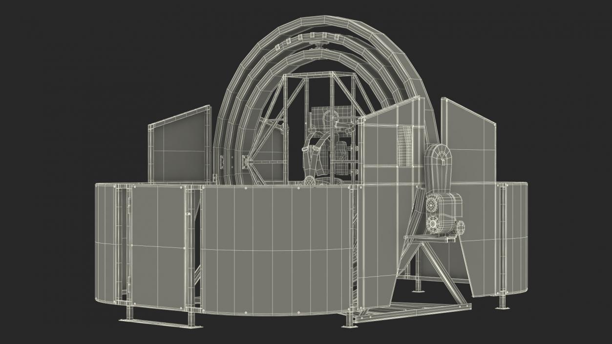 3D Astronaut Multi Axis Trainer model