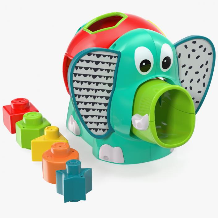 3D model Elephant Shape Sorter Toy