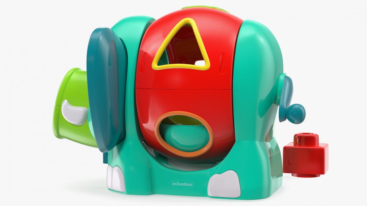 3D model Elephant Shape Sorter Toy