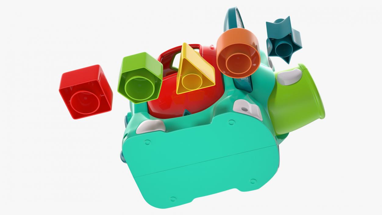 3D model Elephant Shape Sorter Toy