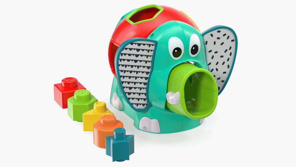 3D model Elephant Shape Sorter Toy