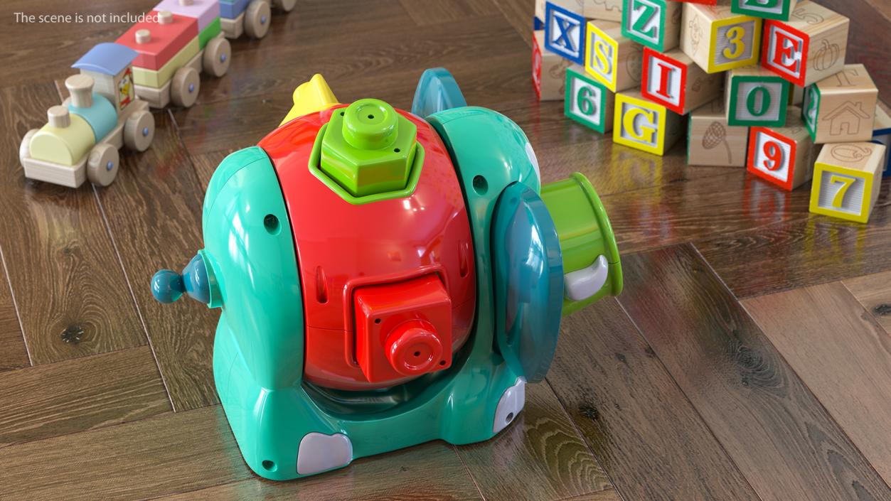 3D model Elephant Shape Sorter Toy