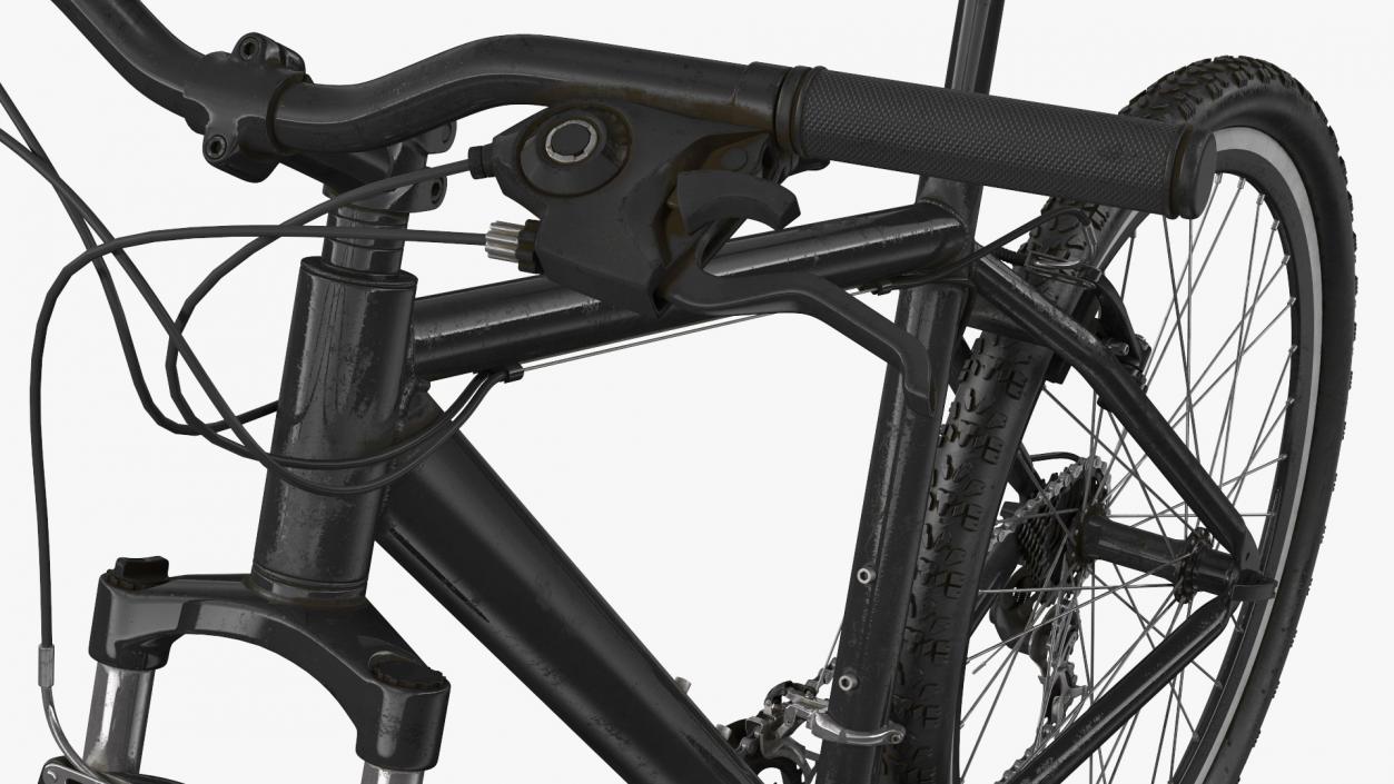 Audi E-tron with Thule EasyFold XT2 Mountain Bike 3D model