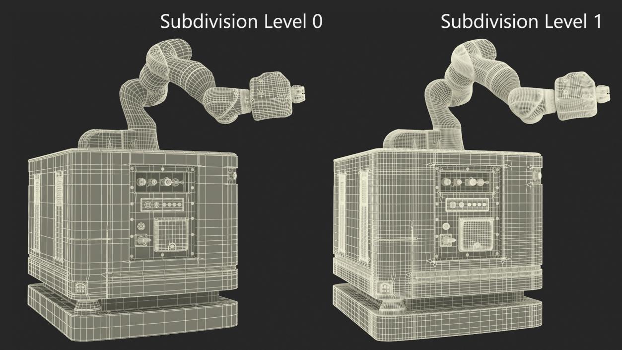 Autonomous Robot Hand with Manipulator Rigged for Cinema 4D 3D model