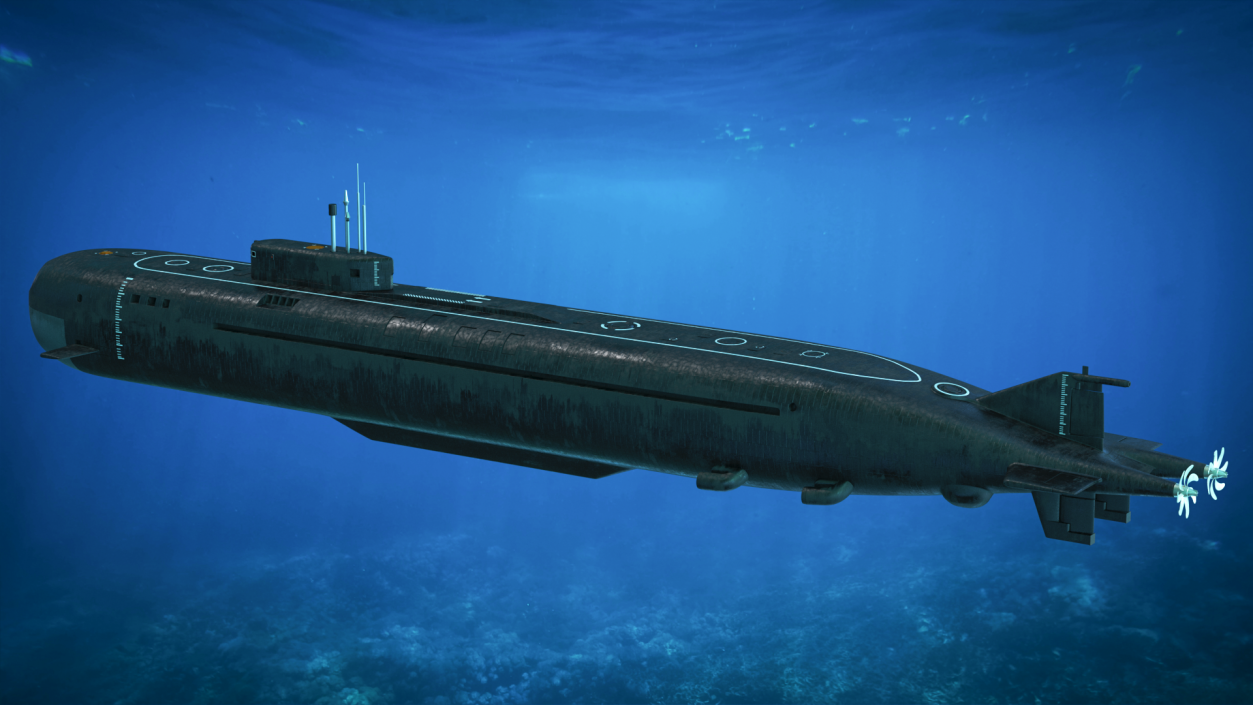 3D Russian Submarine Belgorod K-329 OSCAR II