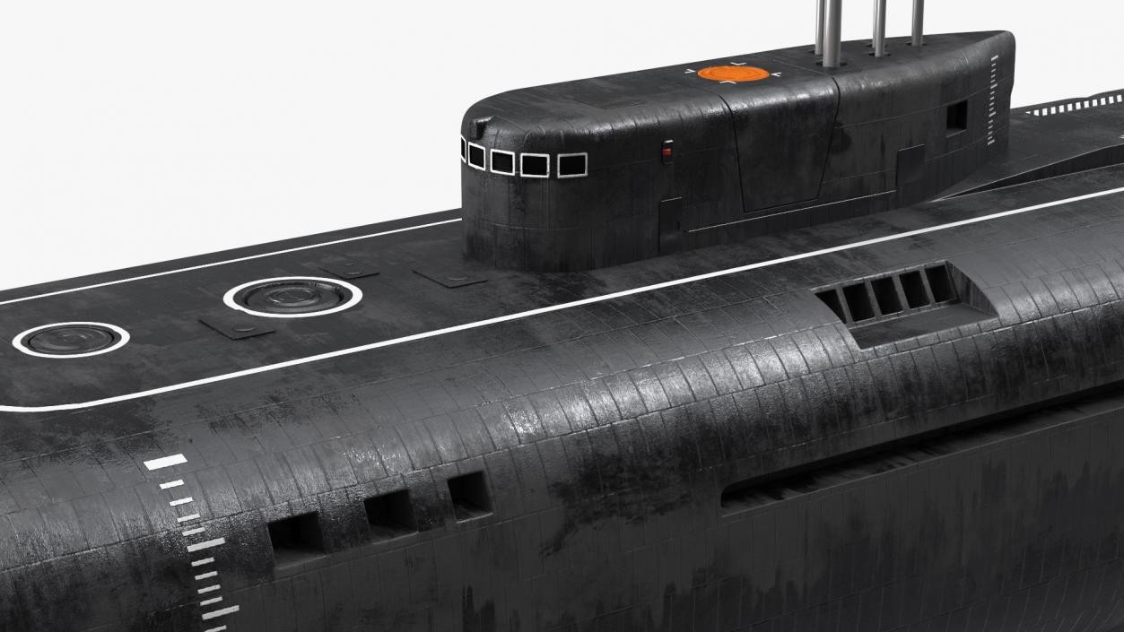 3D Russian Submarine Belgorod K-329 OSCAR II