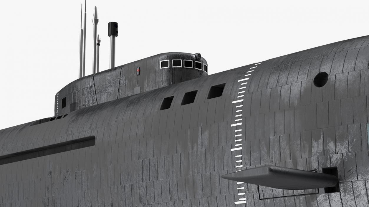 3D Russian Submarine Belgorod K-329 OSCAR II