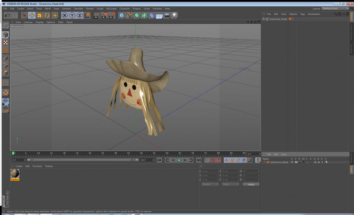 Scarecrow Head 3D model