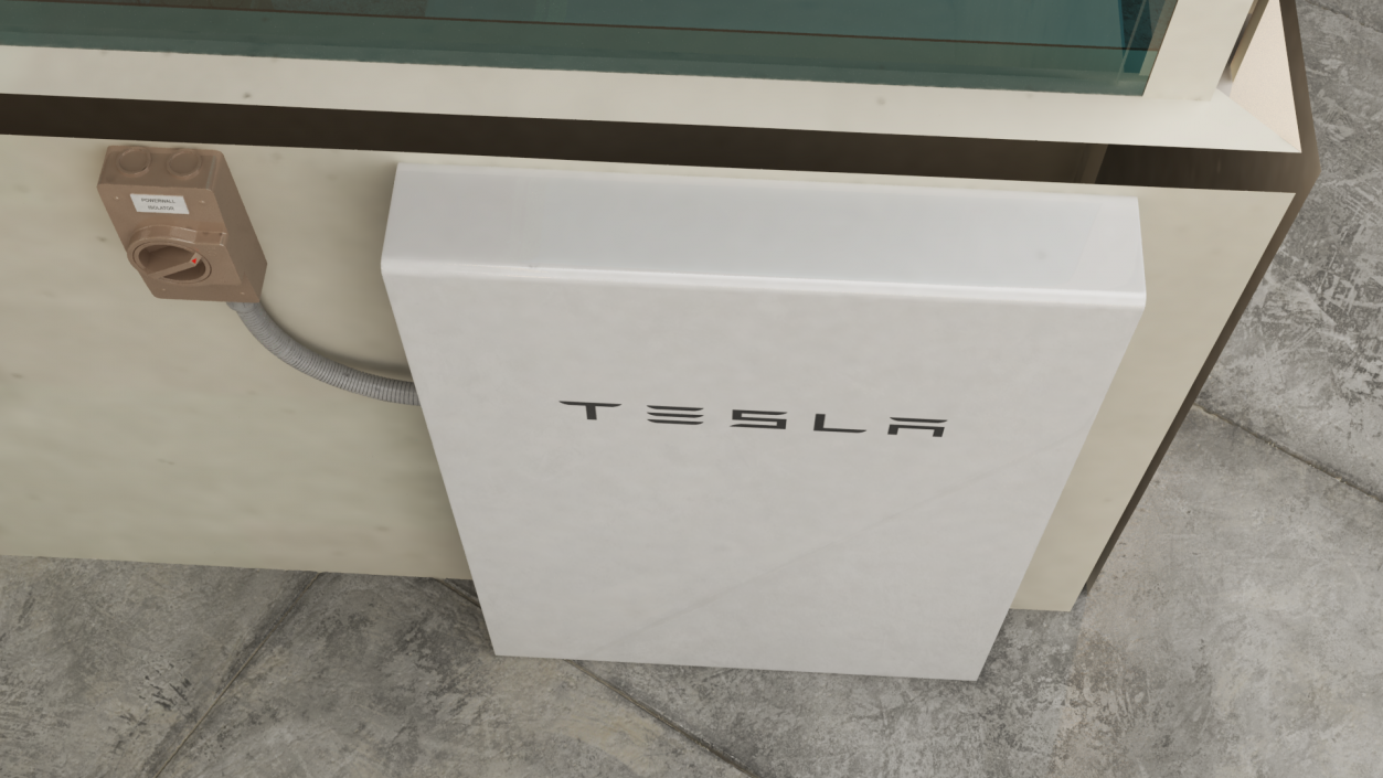 TESLA Powerwall 2 3D