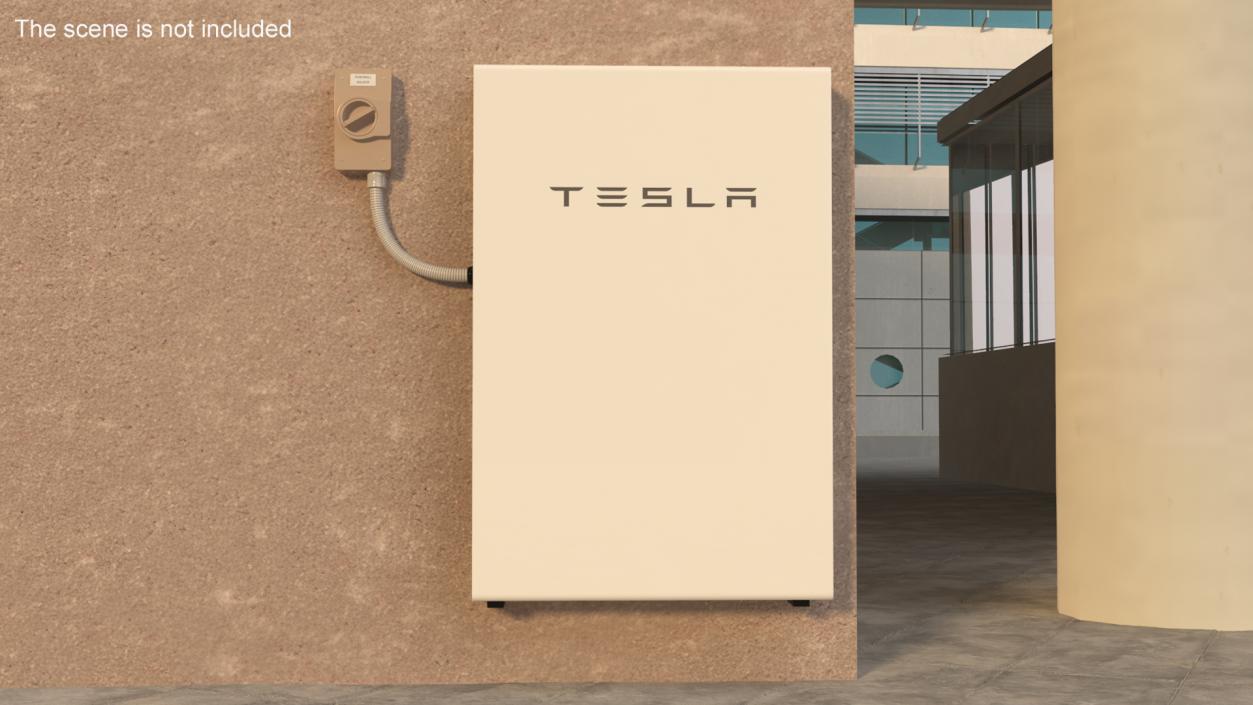 TESLA Powerwall 2 3D