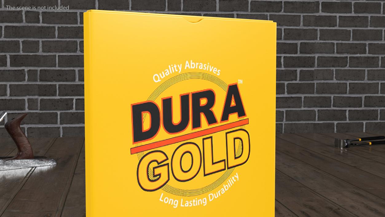 Sandpaper Pack Dura Gold 3D model