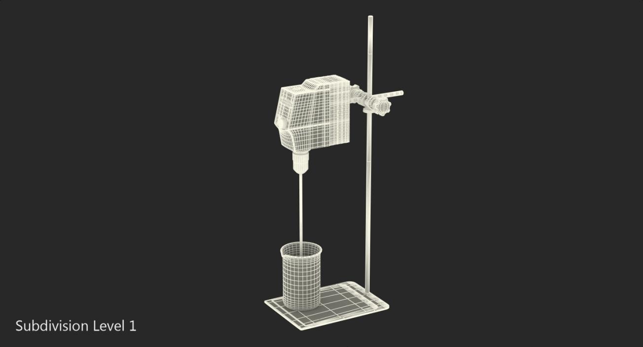 3D Laboratory Stirrer model