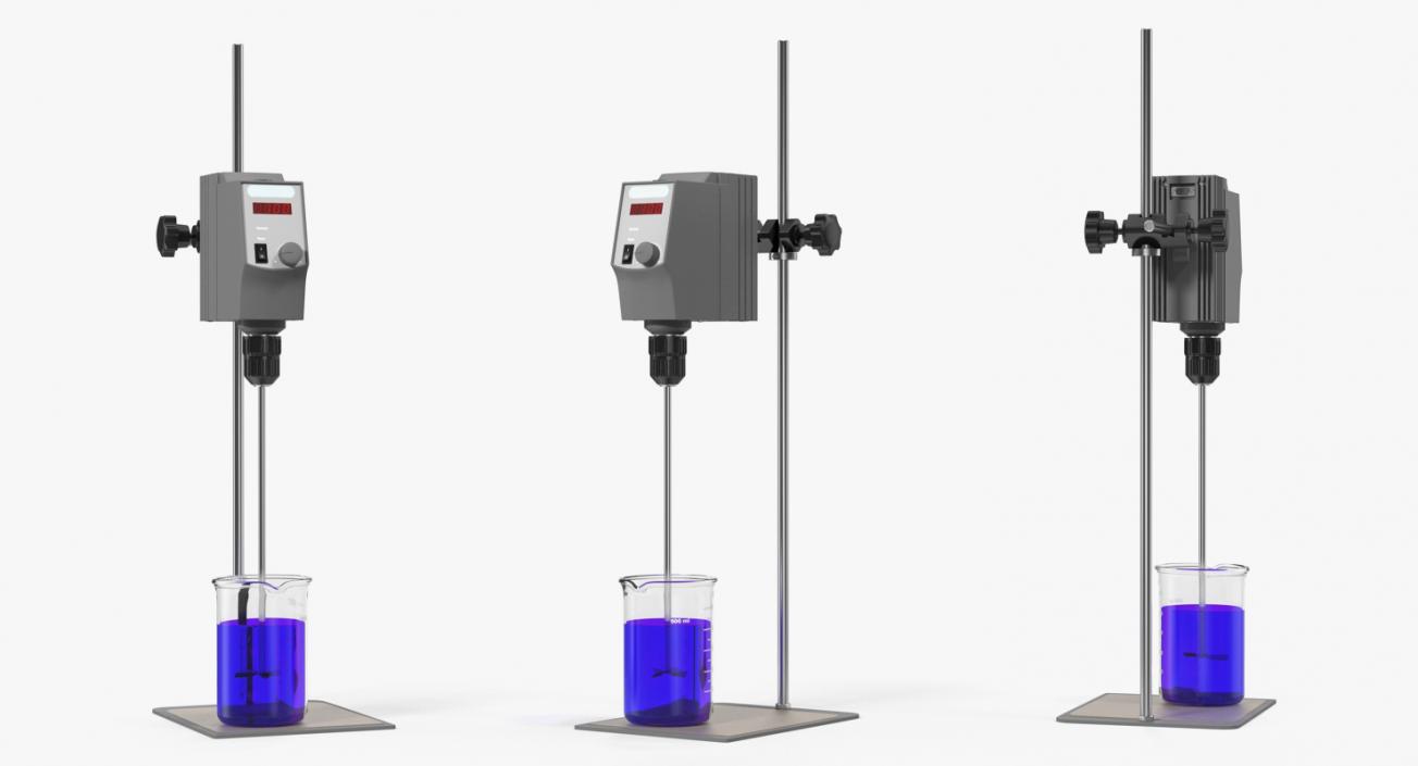 3D Laboratory Stirrer model