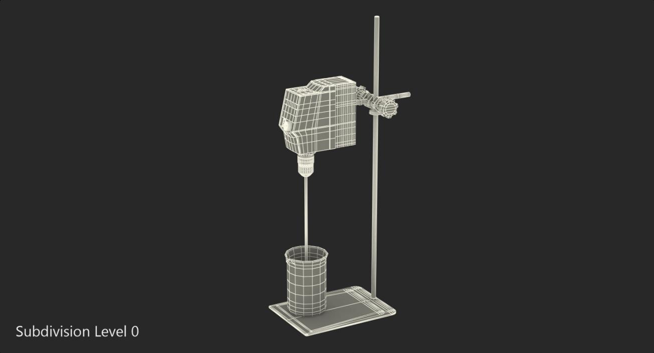 3D Laboratory Stirrer model