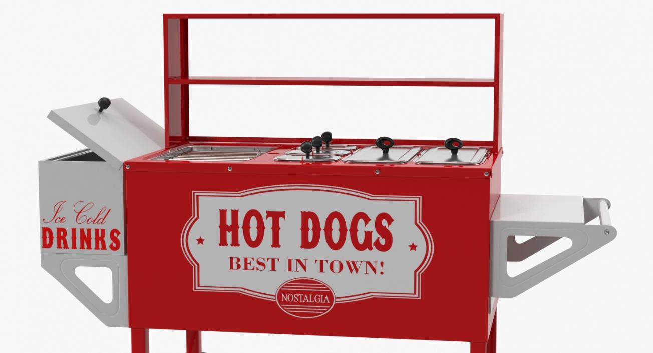 Hot Dog Carts 3D Models Collection 3D model