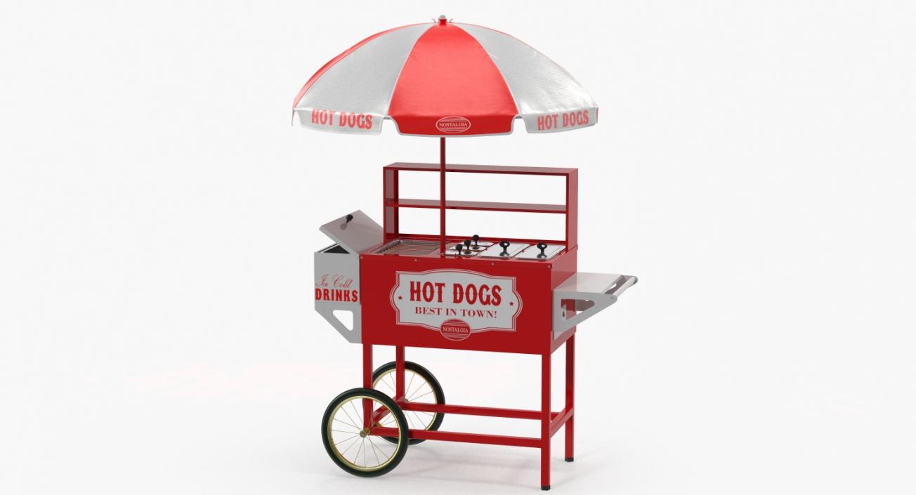 Hot Dog Carts 3D Models Collection 3D model