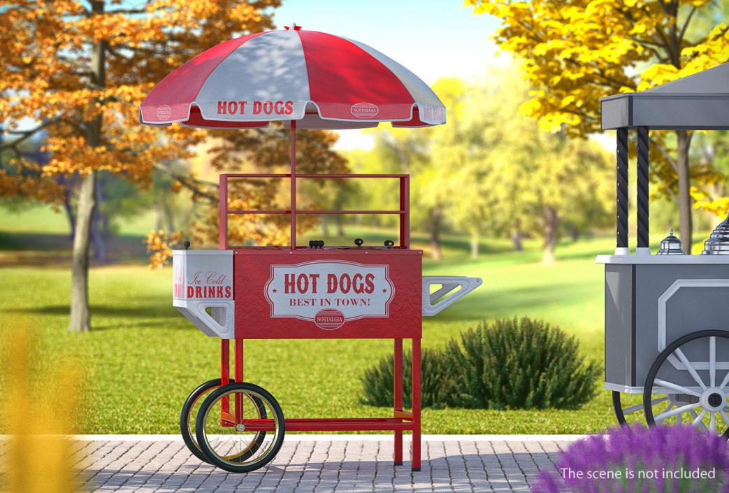 Hot Dog Carts 3D Models Collection 3D model