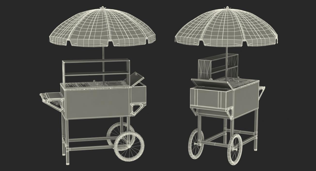 Hot Dog Carts 3D Models Collection 3D model