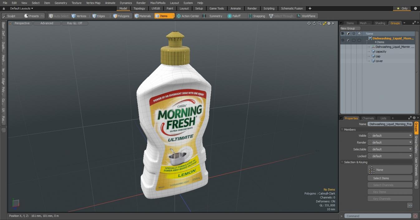 Dishwashing Liquid Morning Fresh 3D