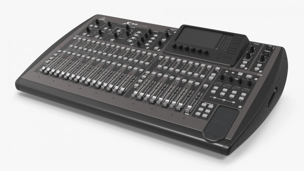 3D Behringer x32 Digital Mixing Console