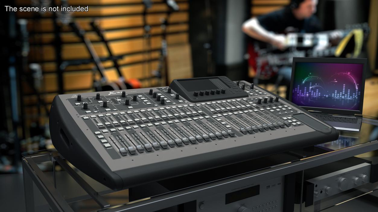 3D Behringer x32 Digital Mixing Console