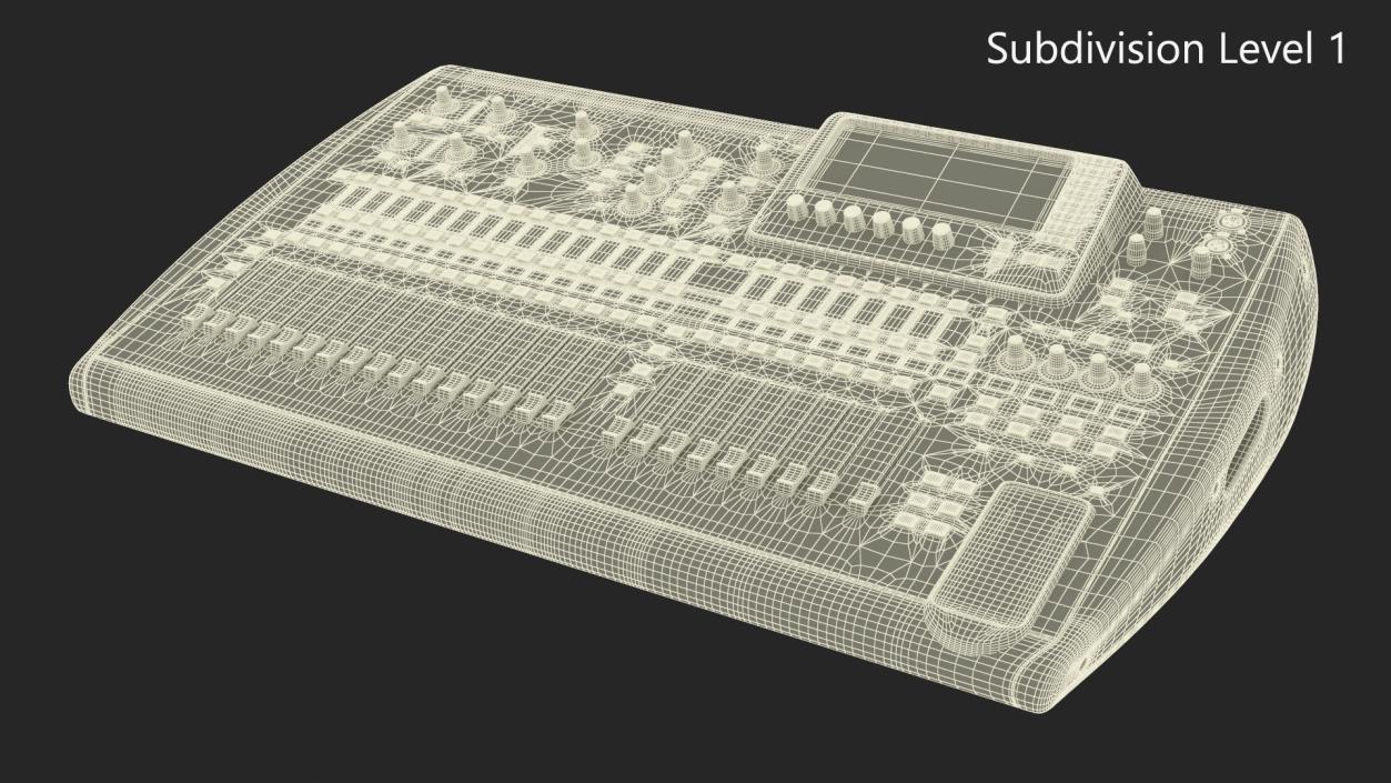 3D Behringer x32 Digital Mixing Console