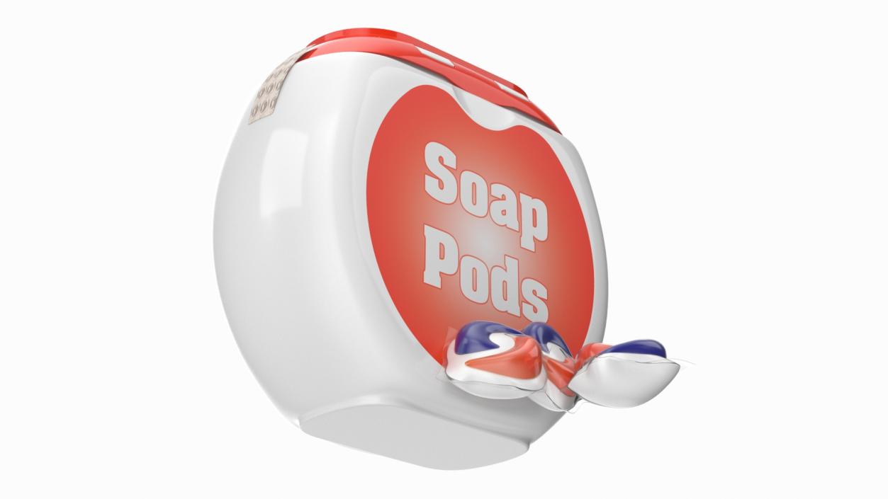 Detergent Soap Pods Pack 3D model