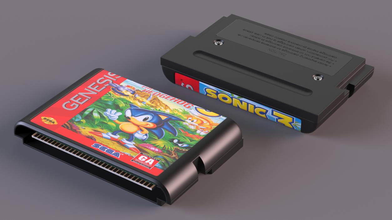 3D Game Cartridge Sonic Hero Three