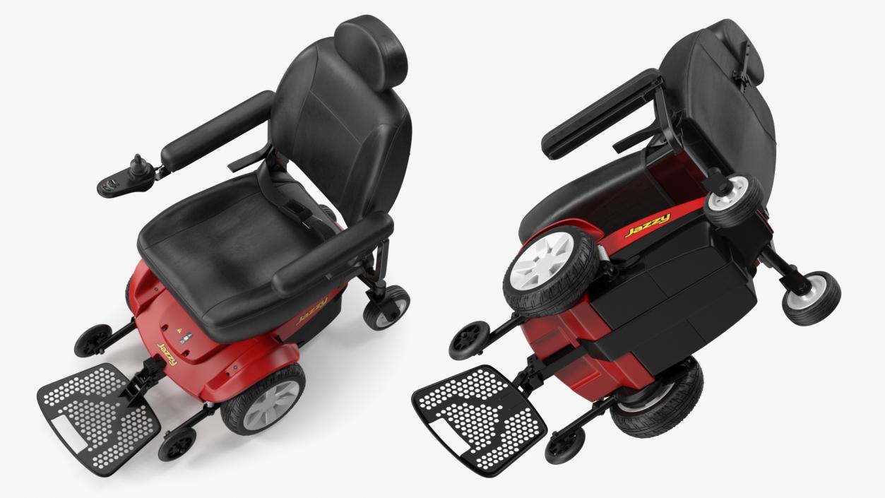 3D Jazzy Select Wheelchair model