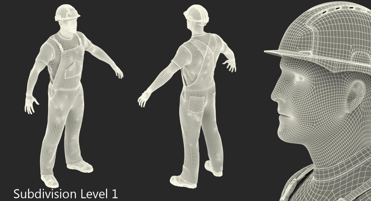 Construction Worker 3D model