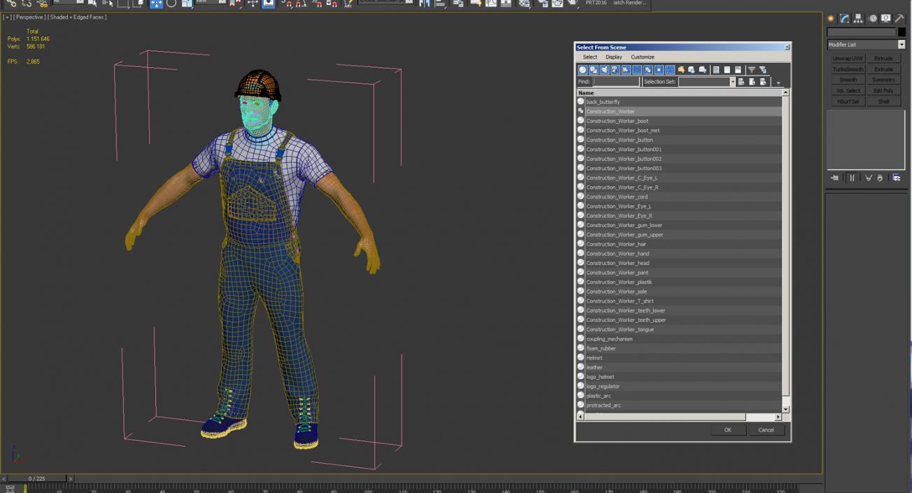 Construction Worker 3D model