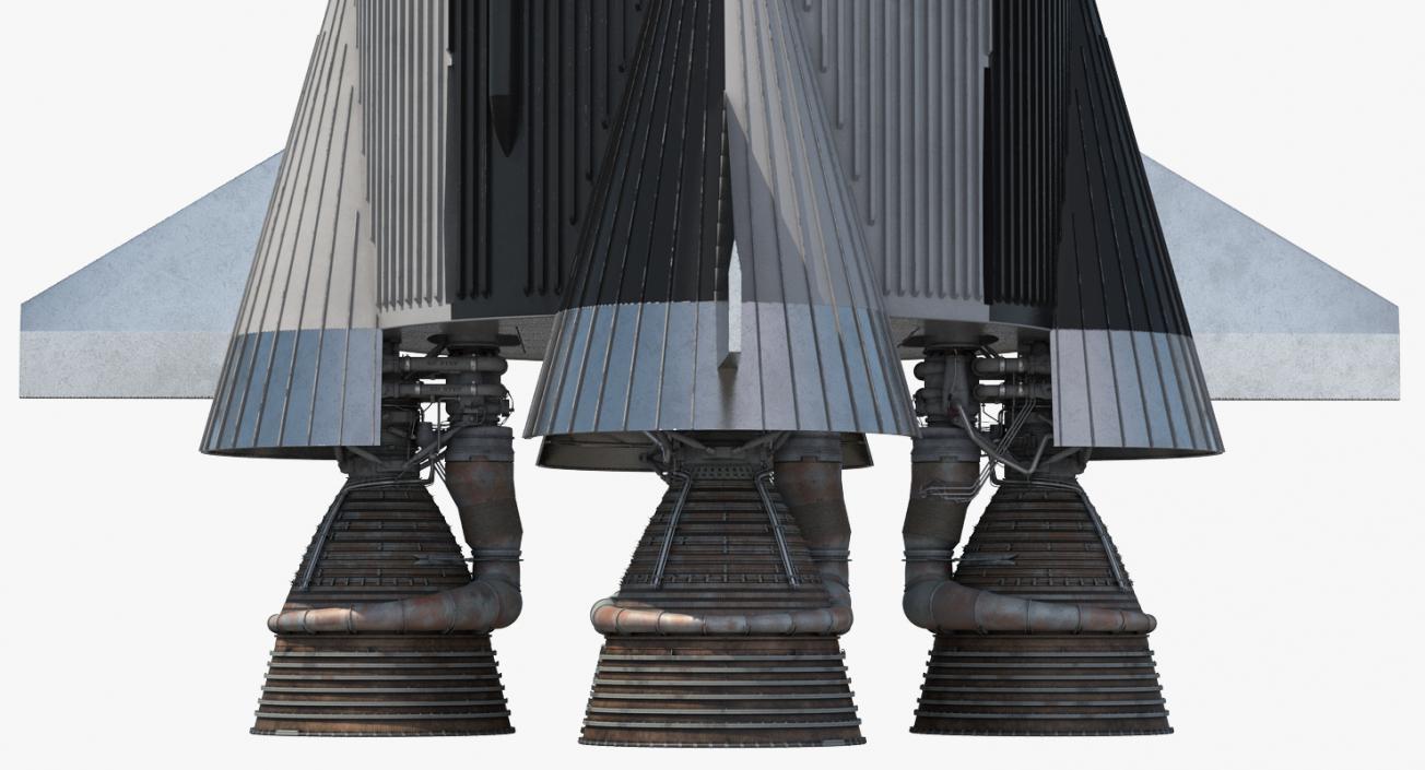 Super Heavy Saturn V Rocket 3D