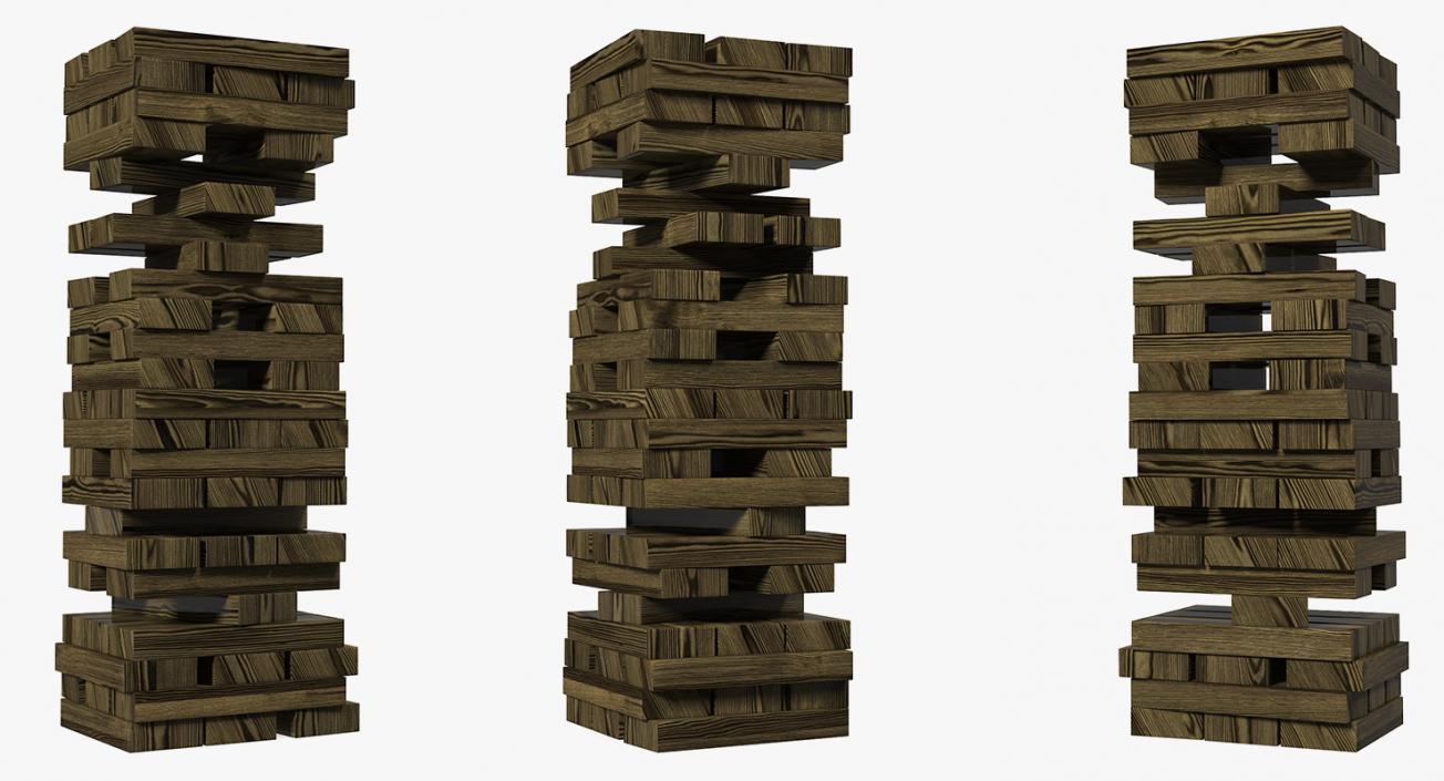 Wooden Tower Game 3D