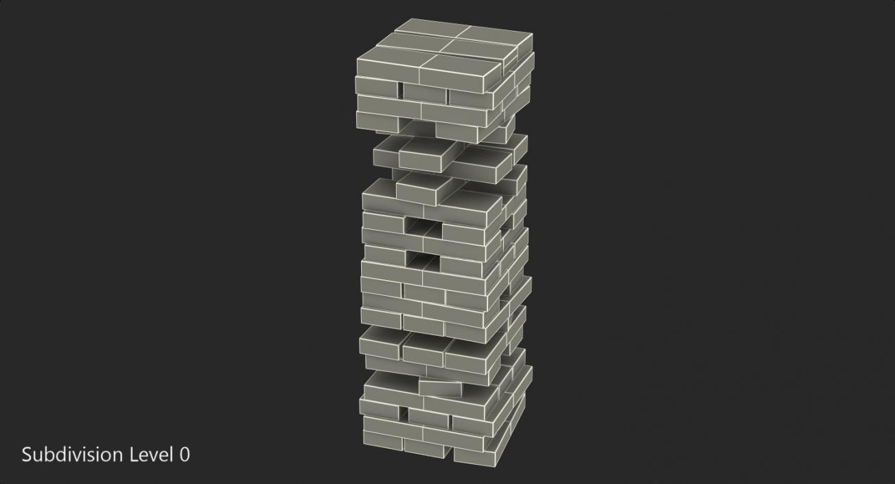 Wooden Tower Game 3D