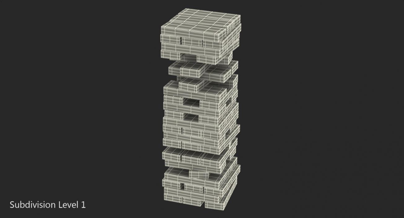 Wooden Tower Game 3D