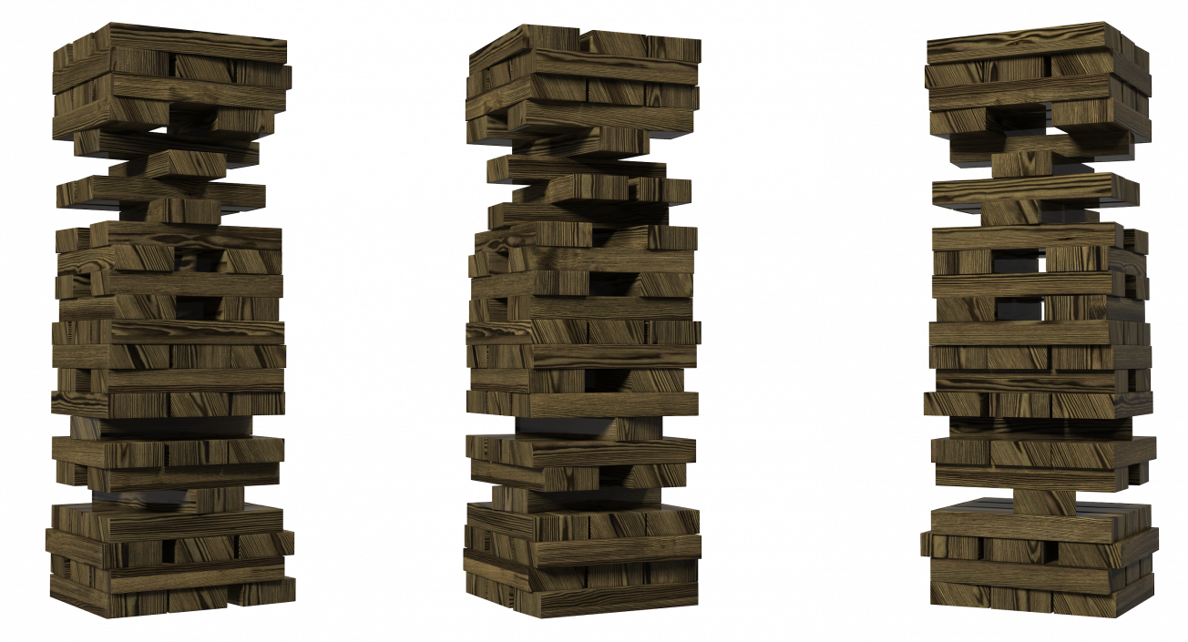 Wooden Tower Game 3D