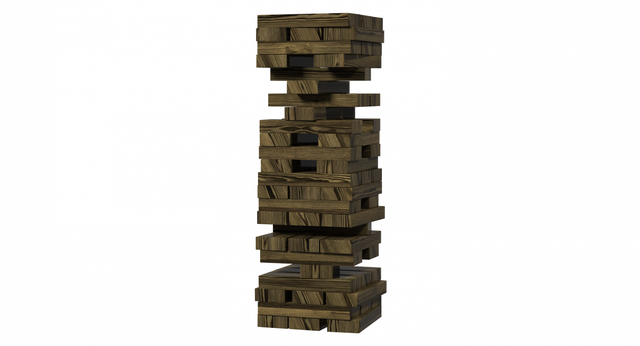 Wooden Tower Game 3D