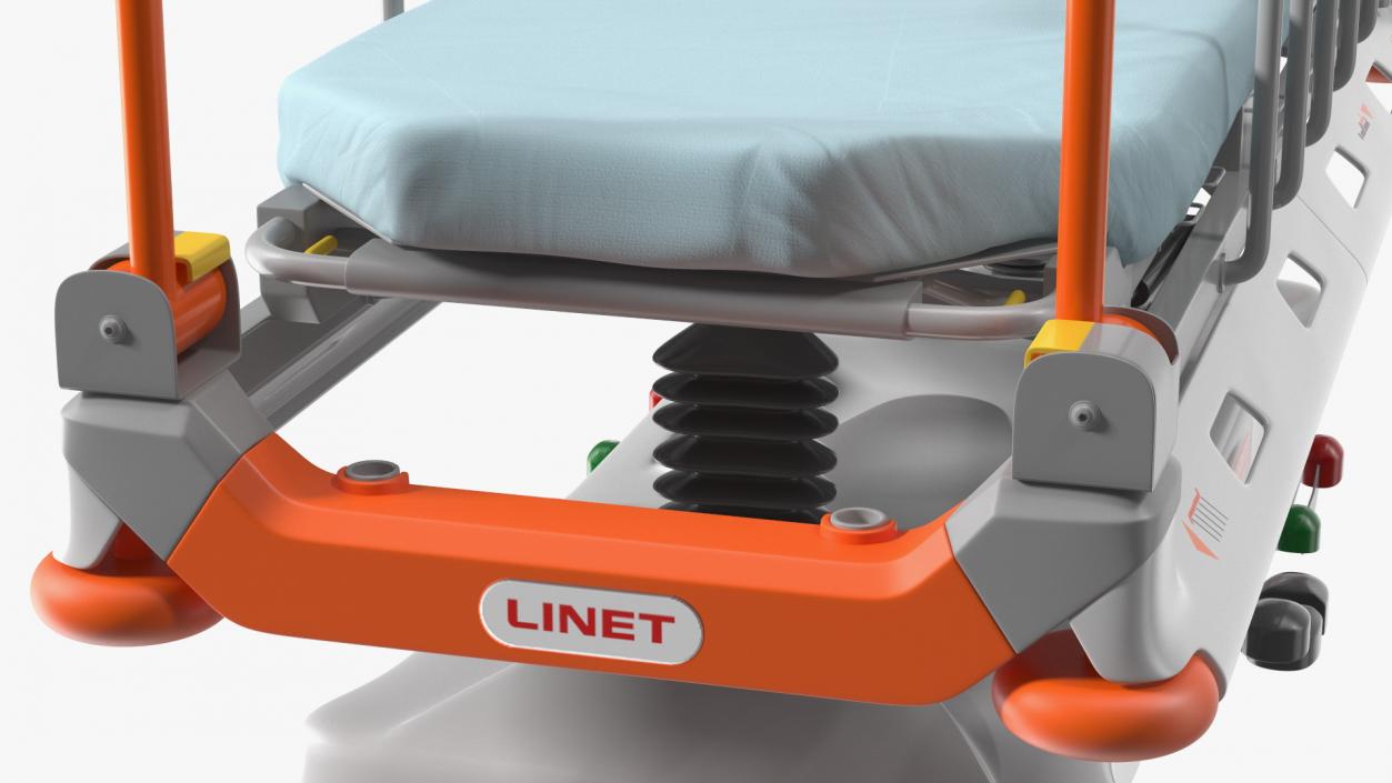 Linet Sprint 100 Transport Bed Rigged 3D