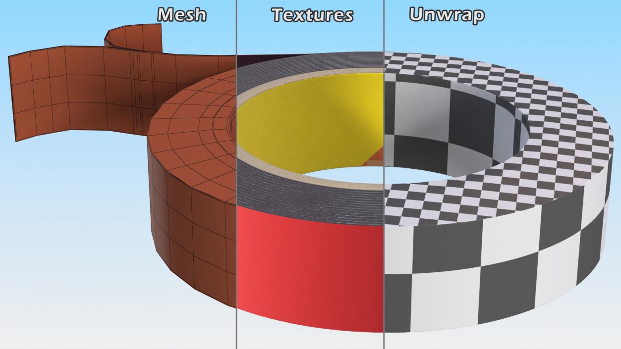 3D model Double Sided Acrylic Foam Tape