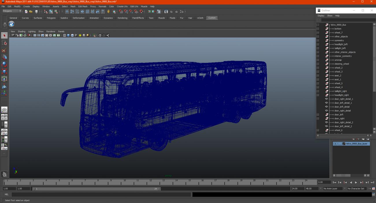 Volvo 9900 Bus 3D model