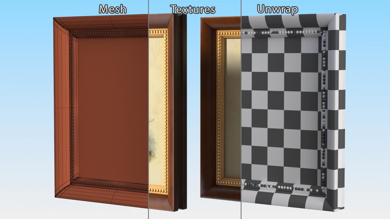 Picture Frames Collection 4 3D