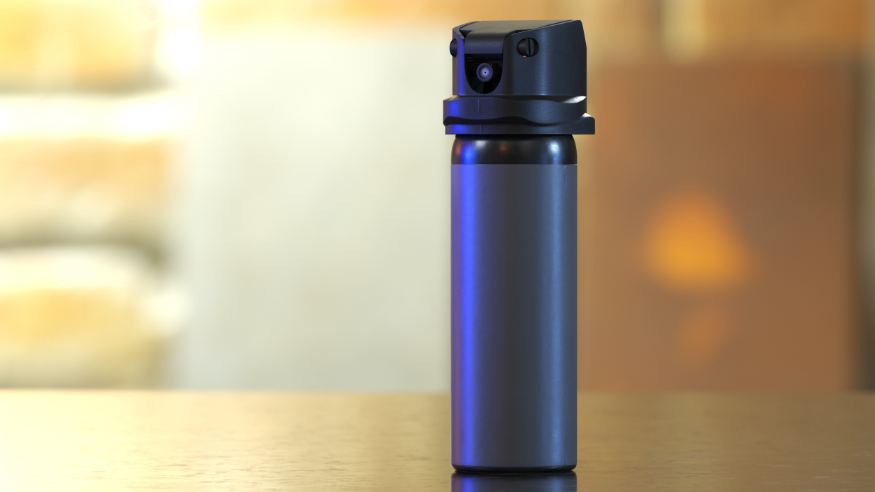 Spray Bottle Gray 3D