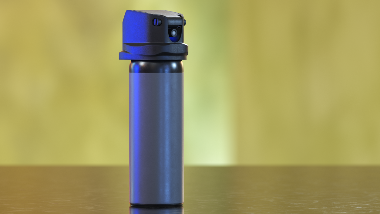 Spray Bottle Gray 3D