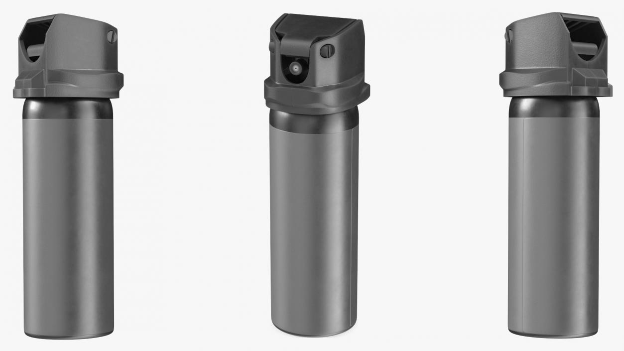 Spray Bottle Gray 3D