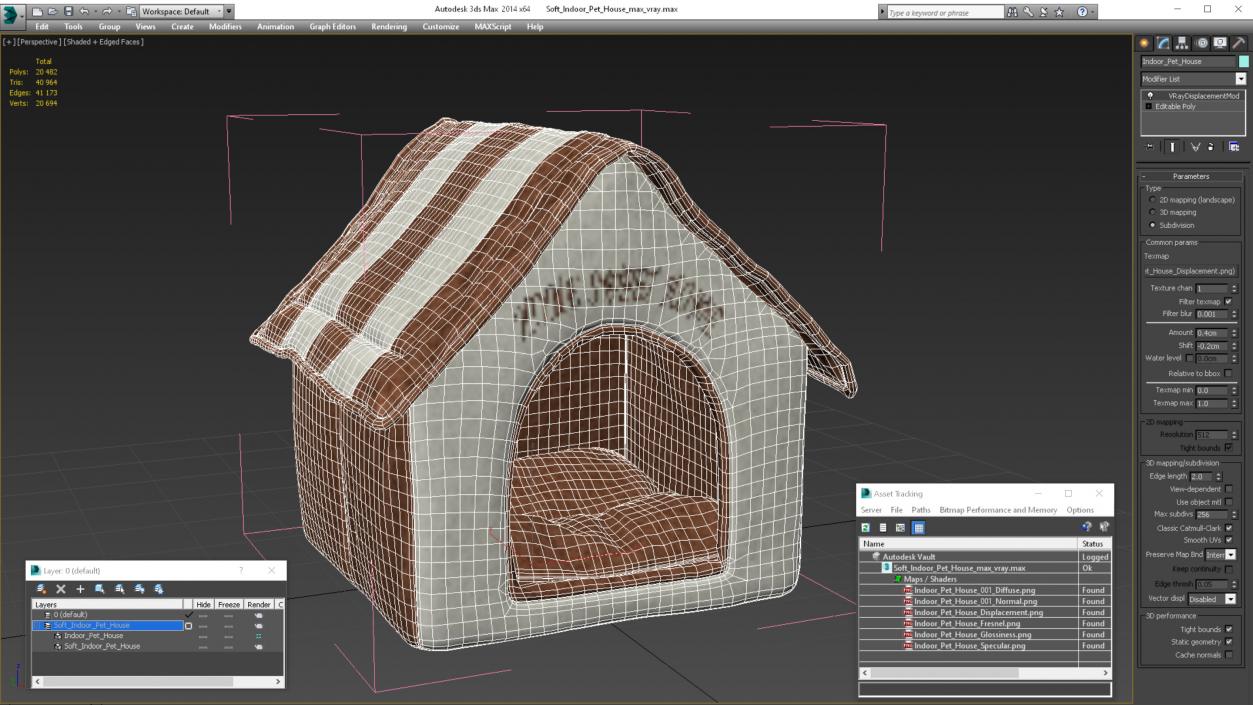 3D Soft Indoor Pet House