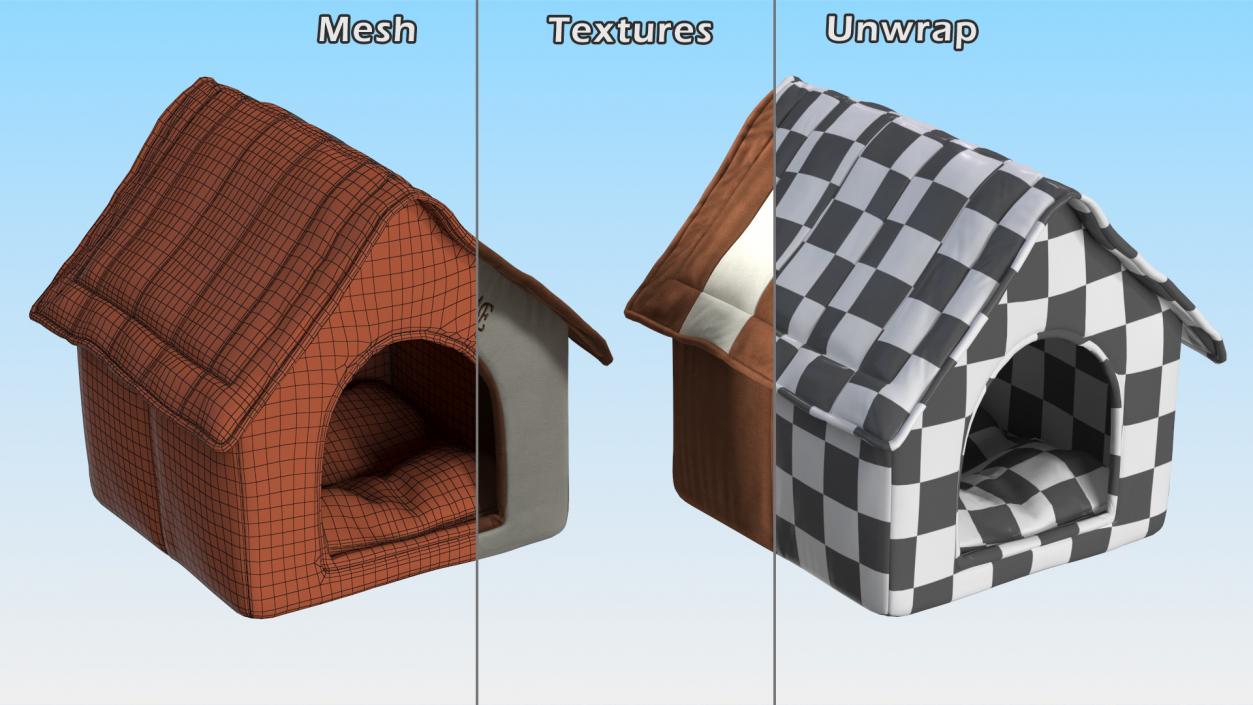 3D Soft Indoor Pet House