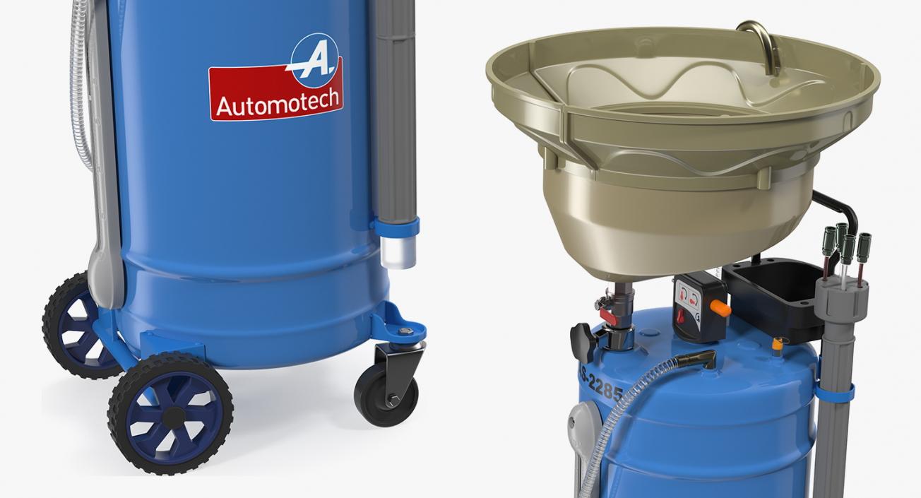 Automotech Services 2285 Multi-Function Waste Oil Drainer 3D